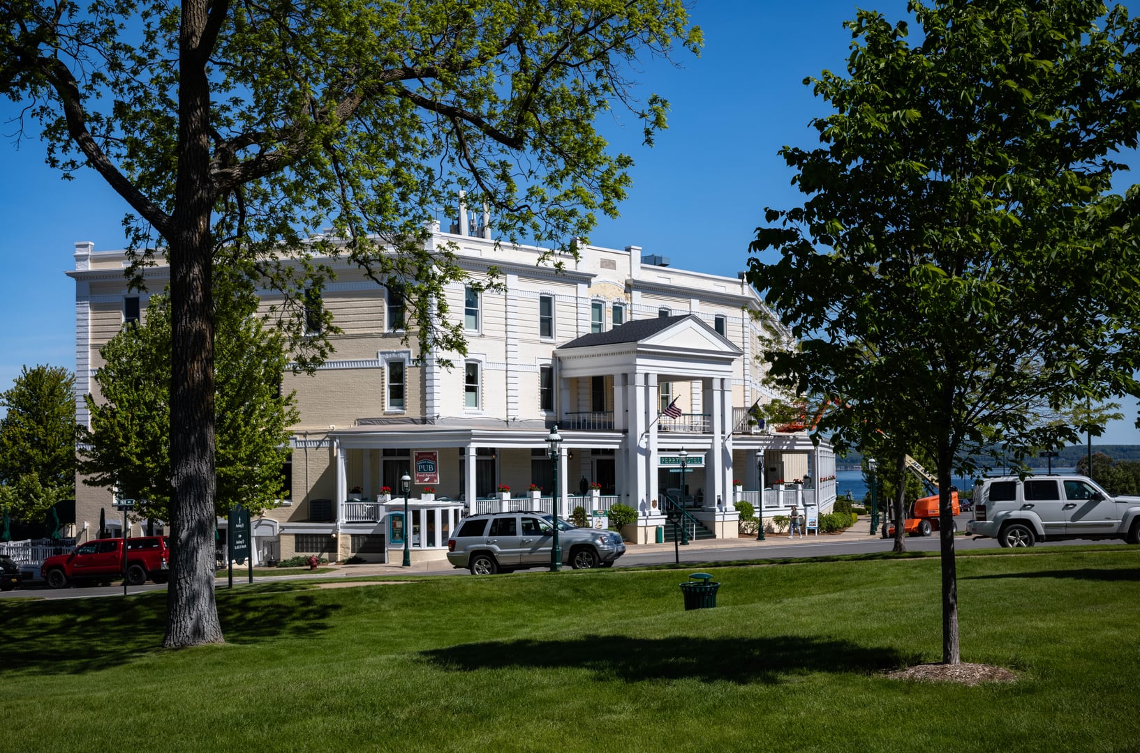 Stafford's Perry Hotel historic exterior, Petoskey Michigan