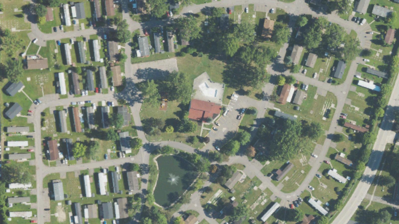 Aerial survey view of Westland Meadows (Eloise Adjacent)