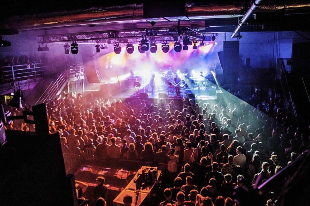 Exterior of the iconic First Avenue nightclub on First Avenue North in downtown Minneapolis