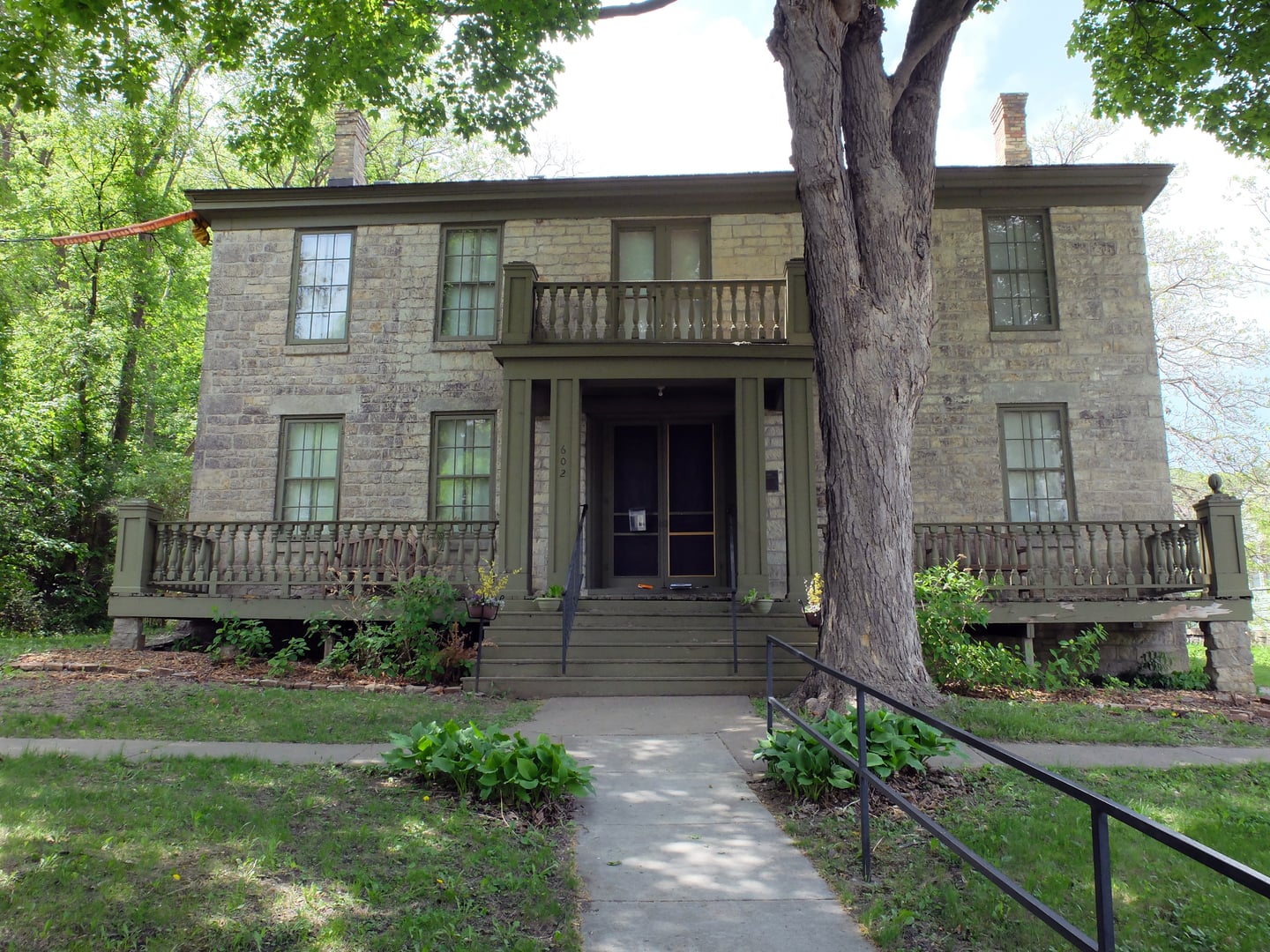 Warden's House Museum in Stillwater Minnesota, 1853 historic house, anchor of city ghost walk