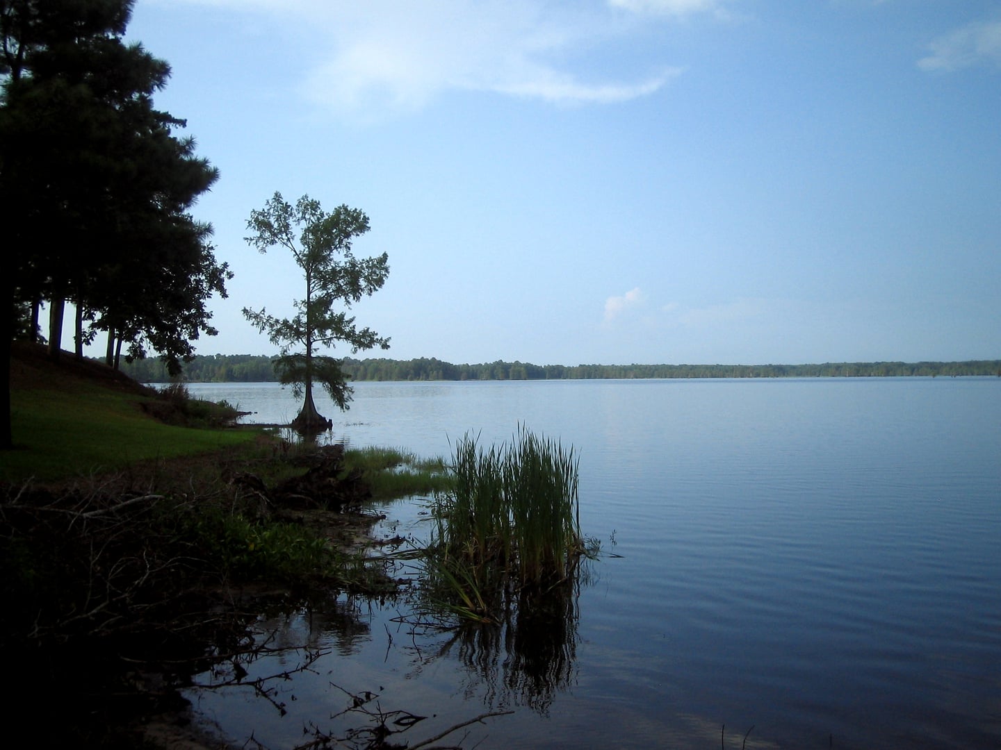 Lake Bogue Homa near Laurel, Mississippi, within the Bogue Homa community lands of the Mississippi Band of Choctaw Indians.