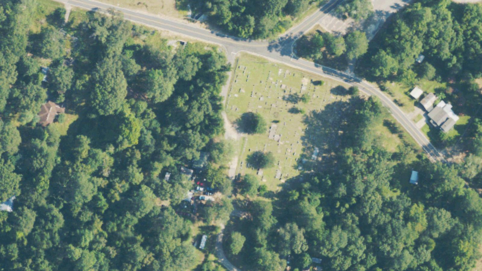 Aerial survey view of Brooklyn Acres
