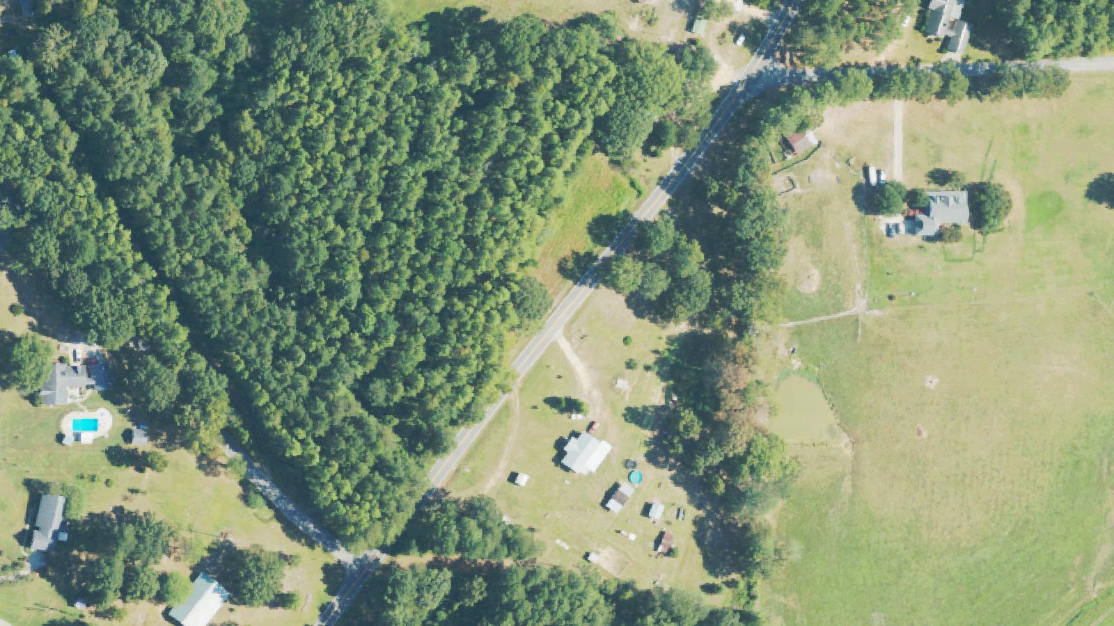 Aerial survey view of Burnt Bridge