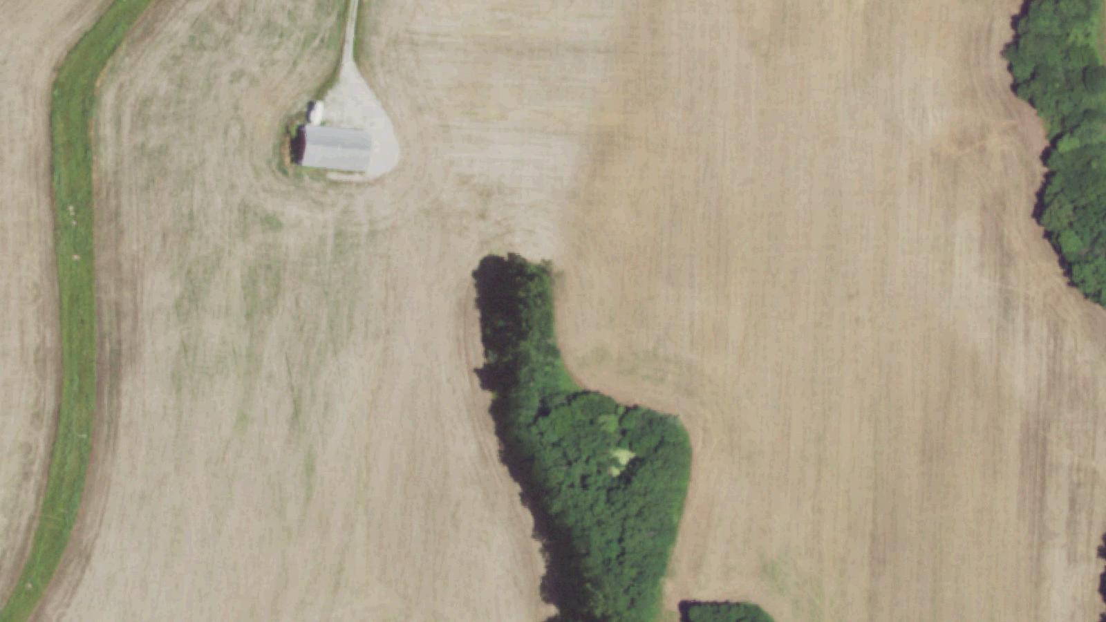 Aerial survey view of Nine Mile Bridge