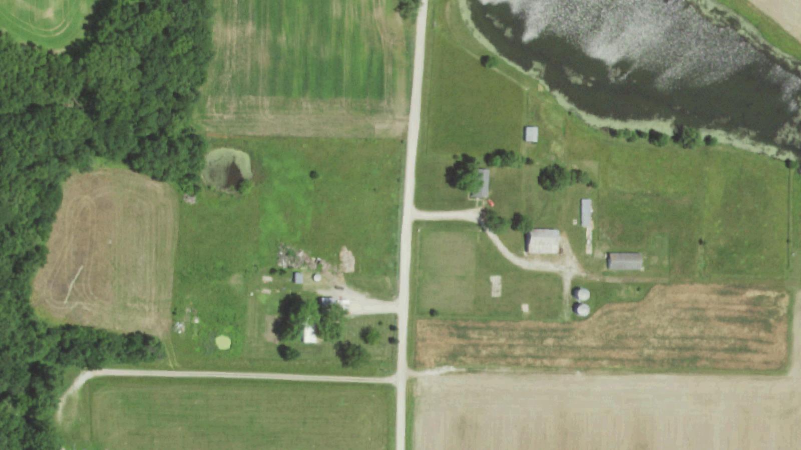 Aerial survey view of Centralia Massacre and Battle Site