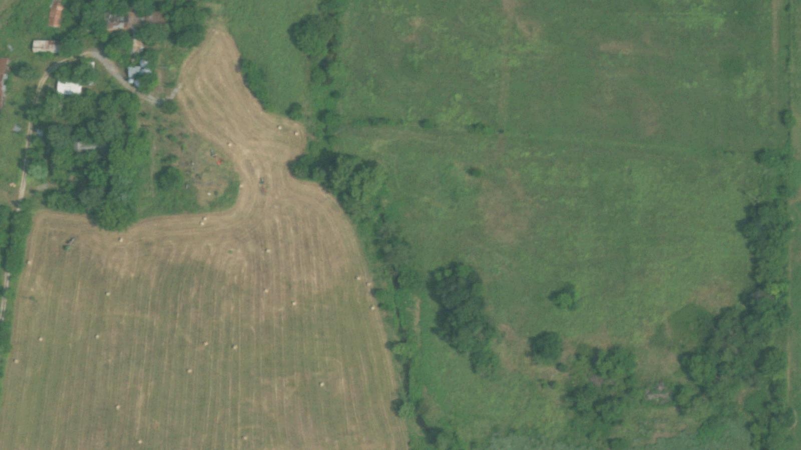 Aerial survey view of Devil's Promenade (Hornet Spook Light Road)