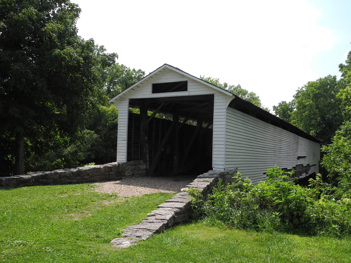 Union Covered Bridge spanning the Elk Fork of the Salt River near Paris, Missouri