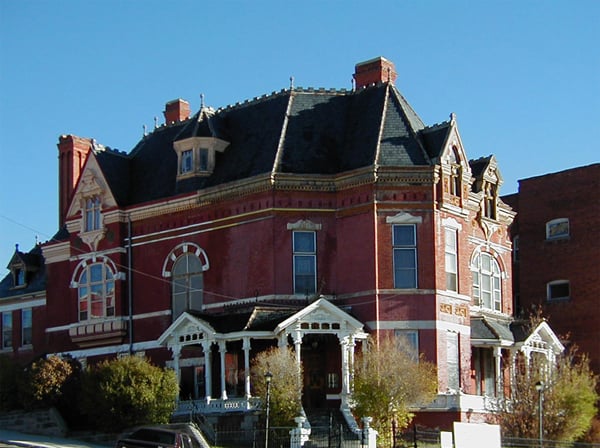 Exterior view of the William A. Clark Copper King Mansion in Butte, Montana
