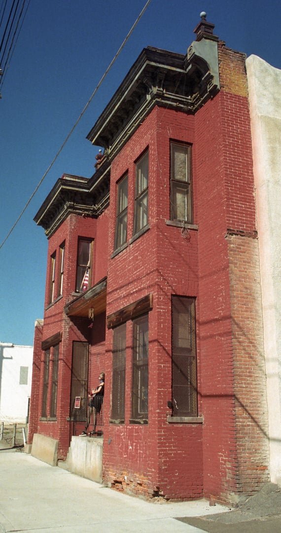 Exterior of the Dumas Brothel building in Uptown Butte, Montana