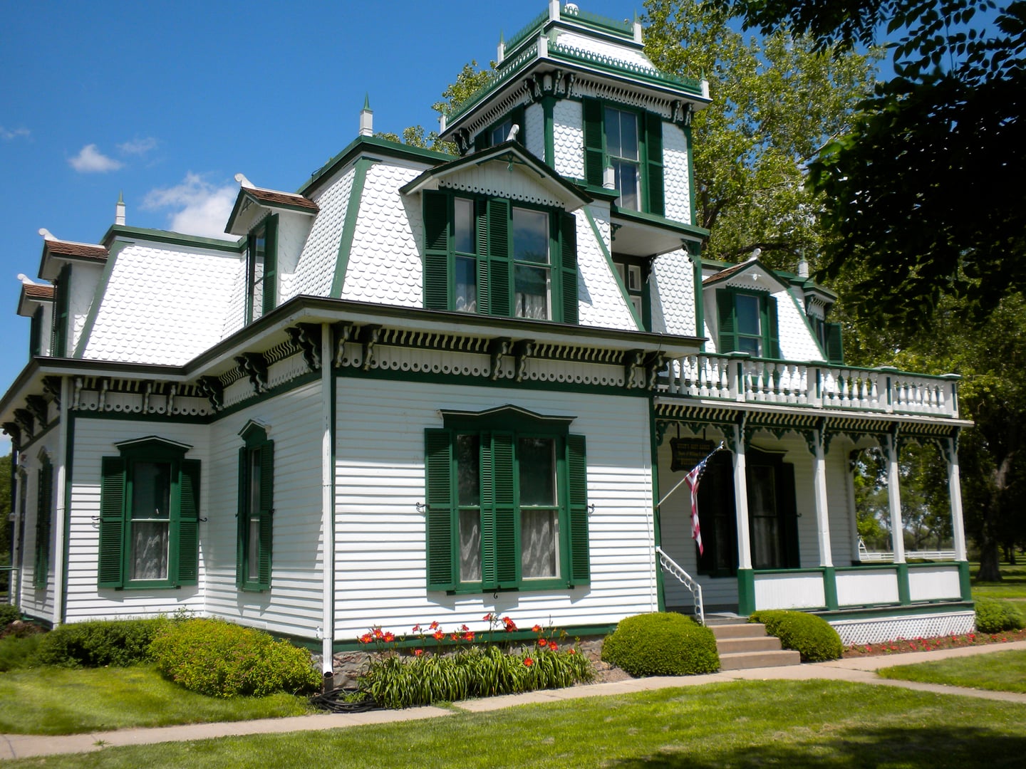 Buffalo Bill Cody's Second Empire Victorian Scout's Rest Ranch house in North Platte Nebraska