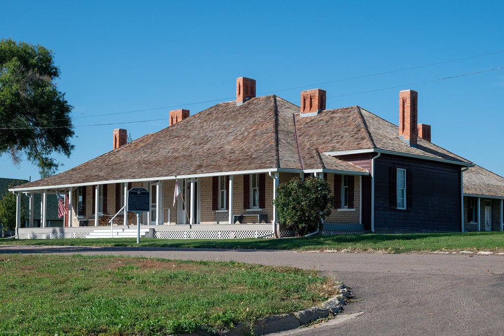 Historic buildings of Fort Robinson, now a Nebraska state park near Crawford, Nebraska