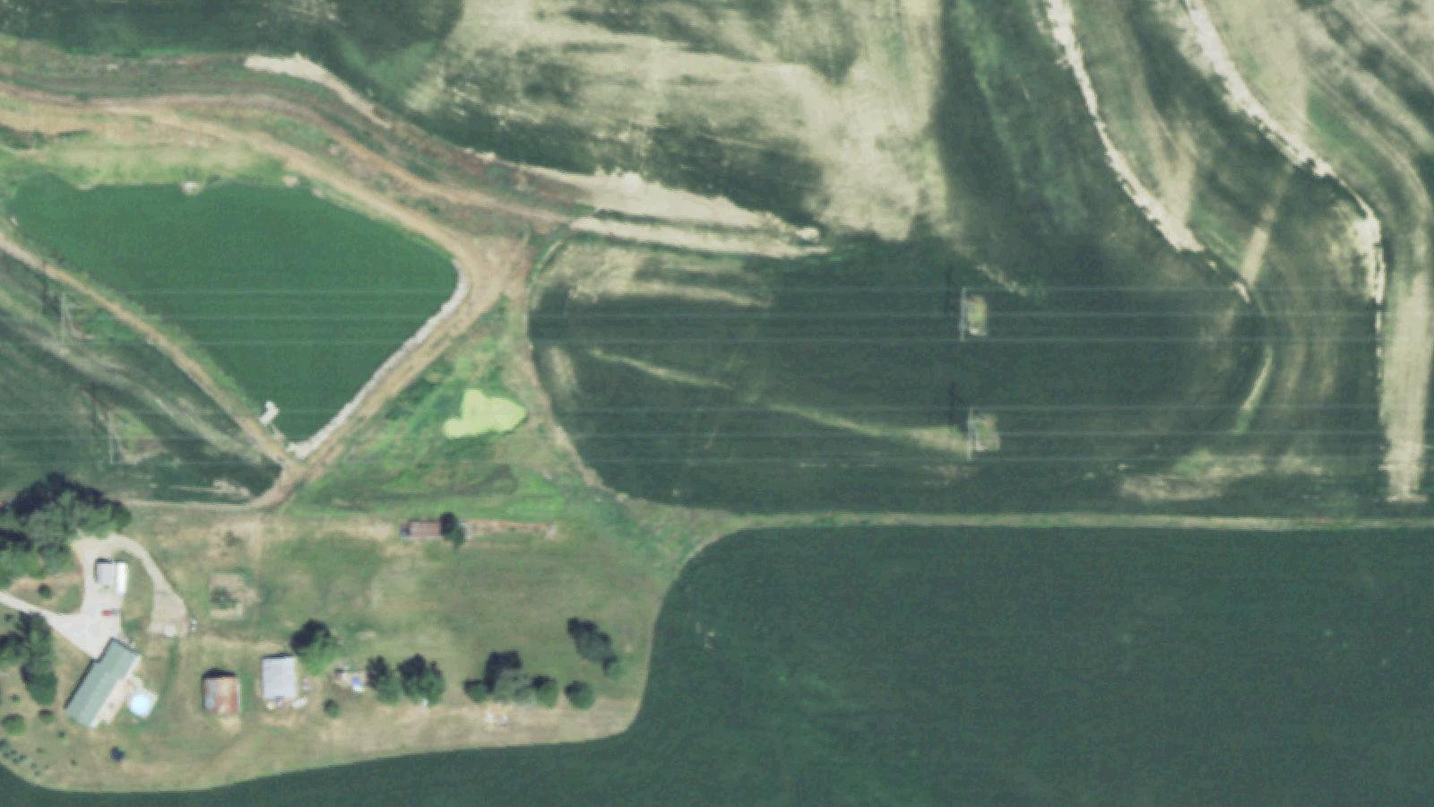 Aerial survey view of Seven Sisters Road