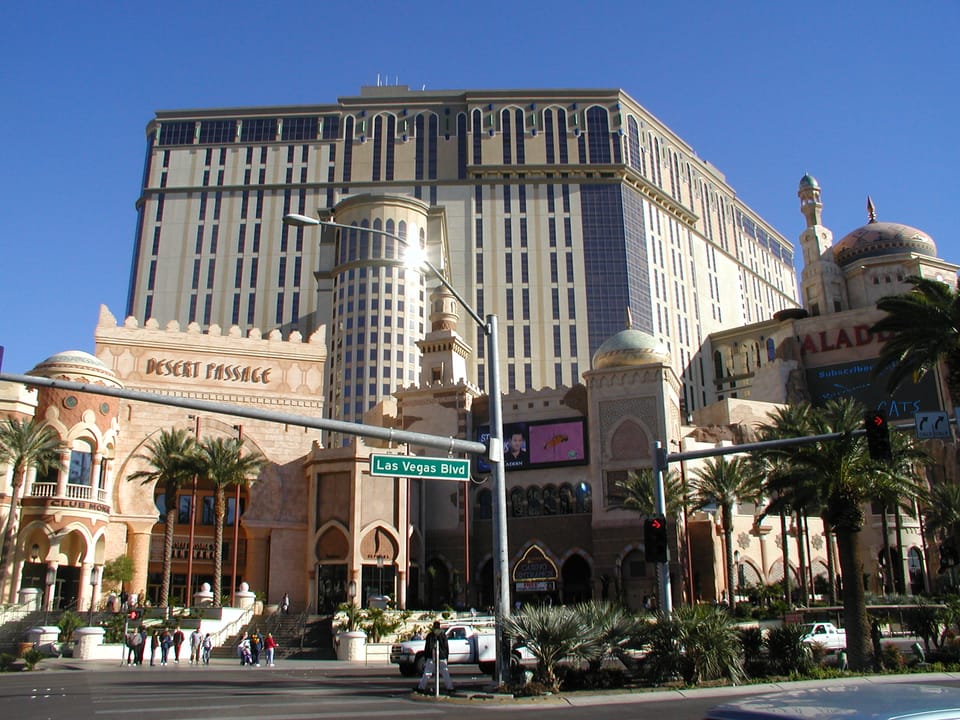 Aladdin Hotel and Casino, Las Vegas Strip — historic resort that operated 1966-2003