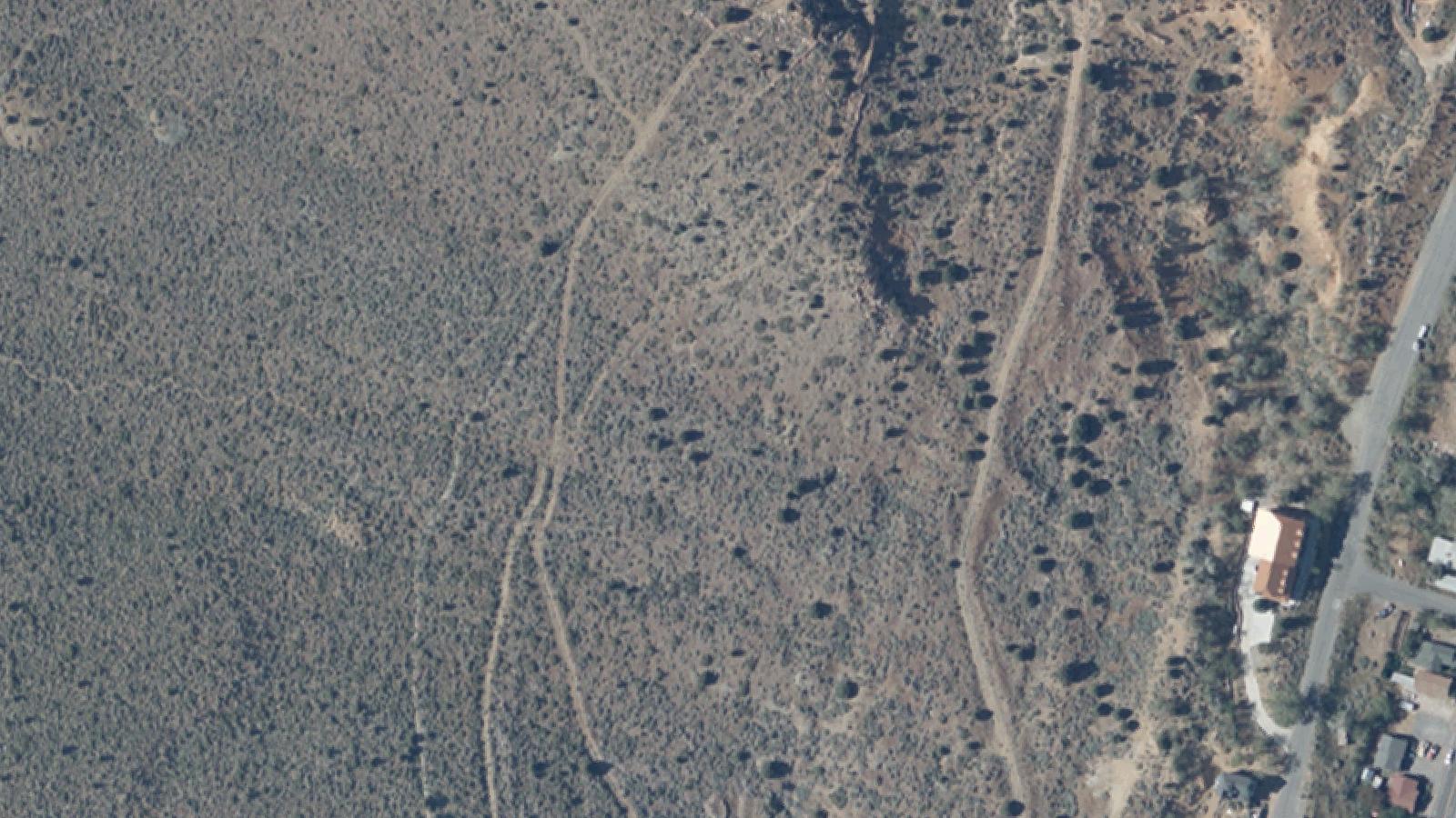 Aerial survey view of Yellow Jacket Mine