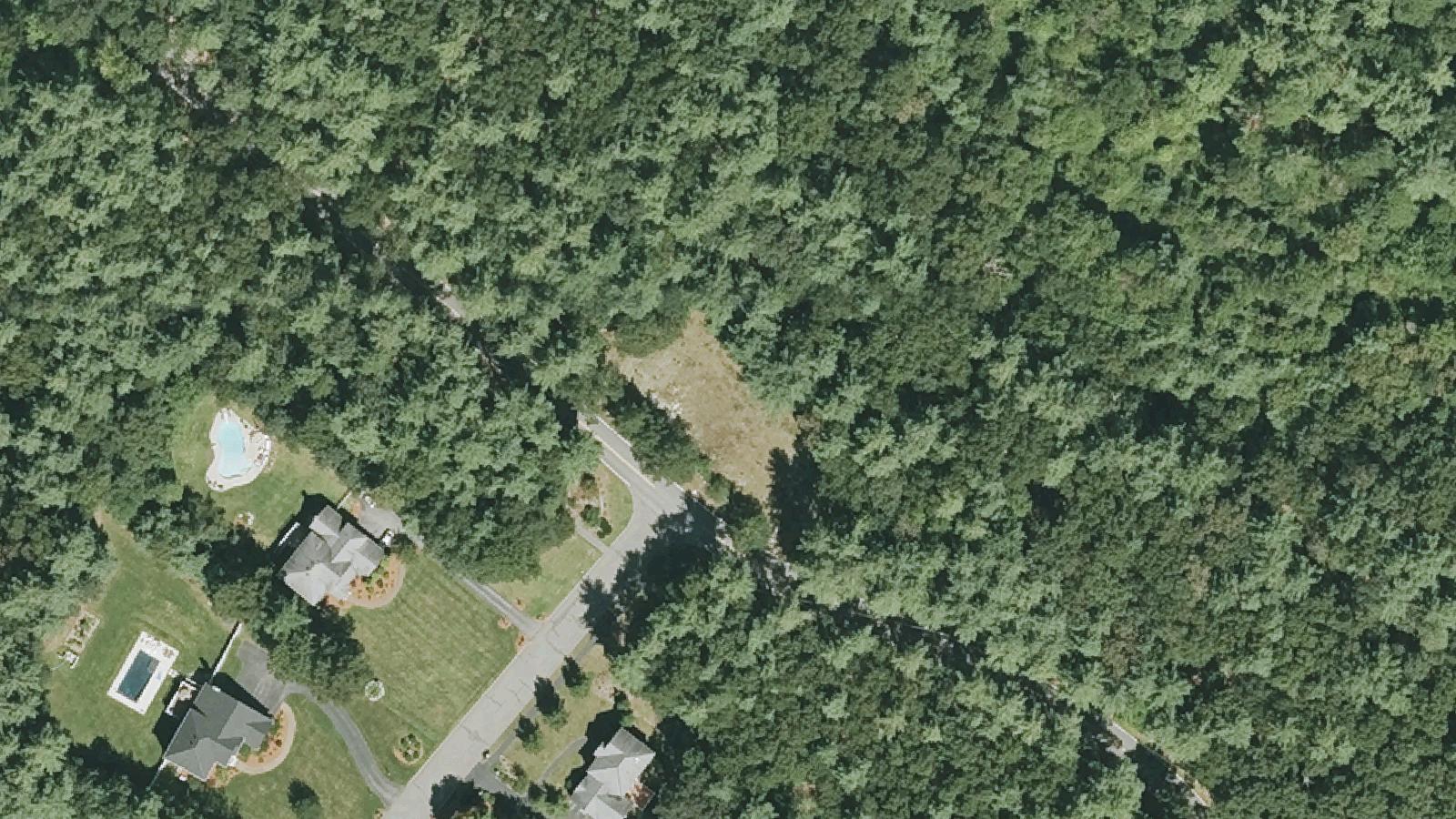 Aerial survey view of Gilson Road Cemetery