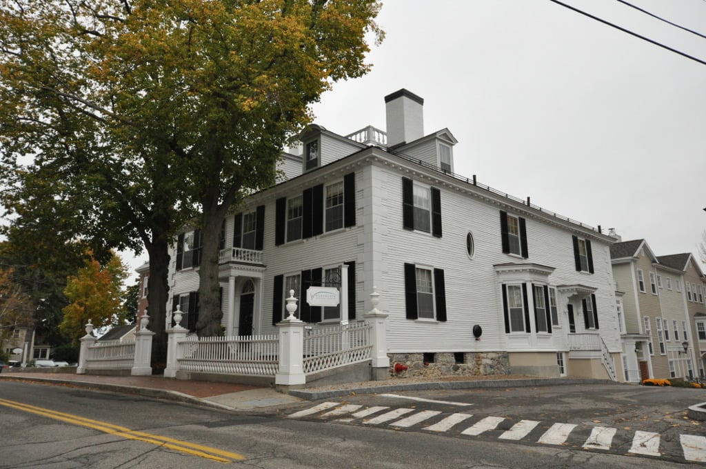 The Mark Wentworth House, also known as the Gov. John Wentworth House (Portsmouth, New Hampshire) undergoes restoration.