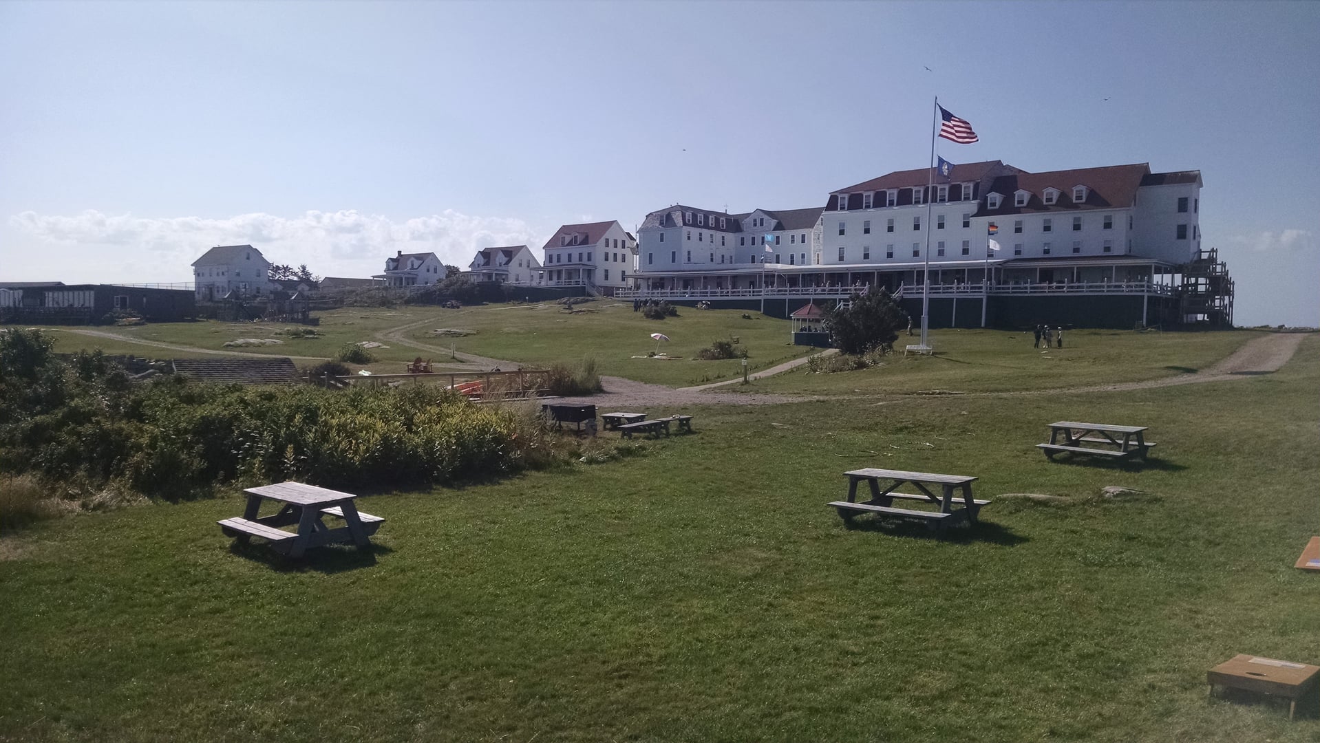 The Oceanic Hotel on Star Island in the Isles of Shoals, New Hampshire