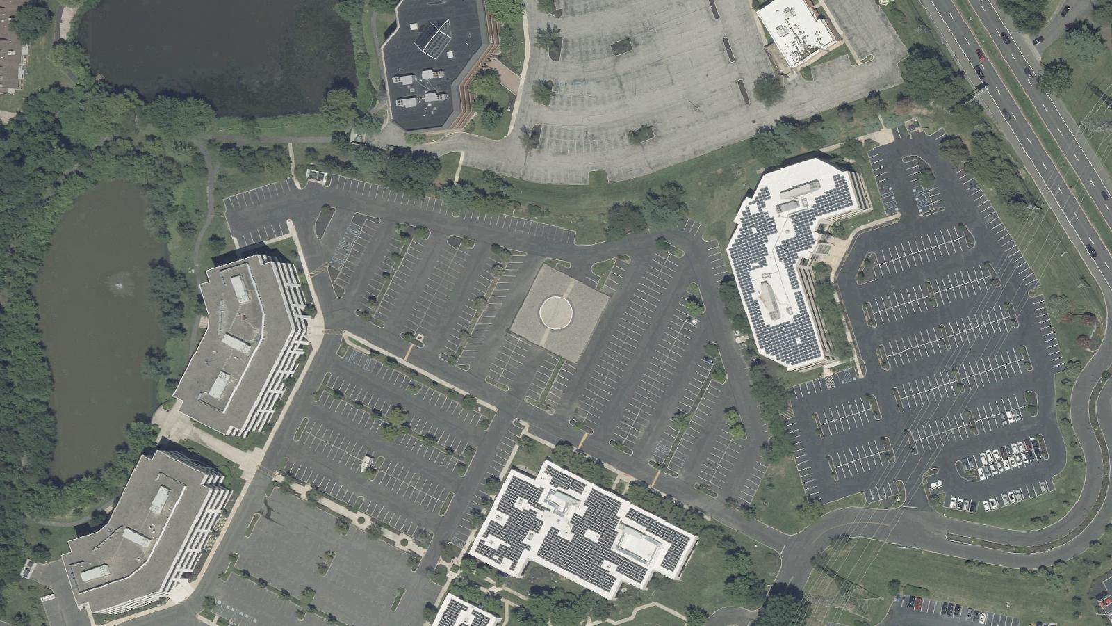 Aerial survey view of Airport on Kettlerun Road