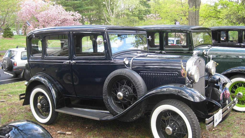 Model T at the Cherry Blossom Festival at Branch Brook Park in Newark, NJ
