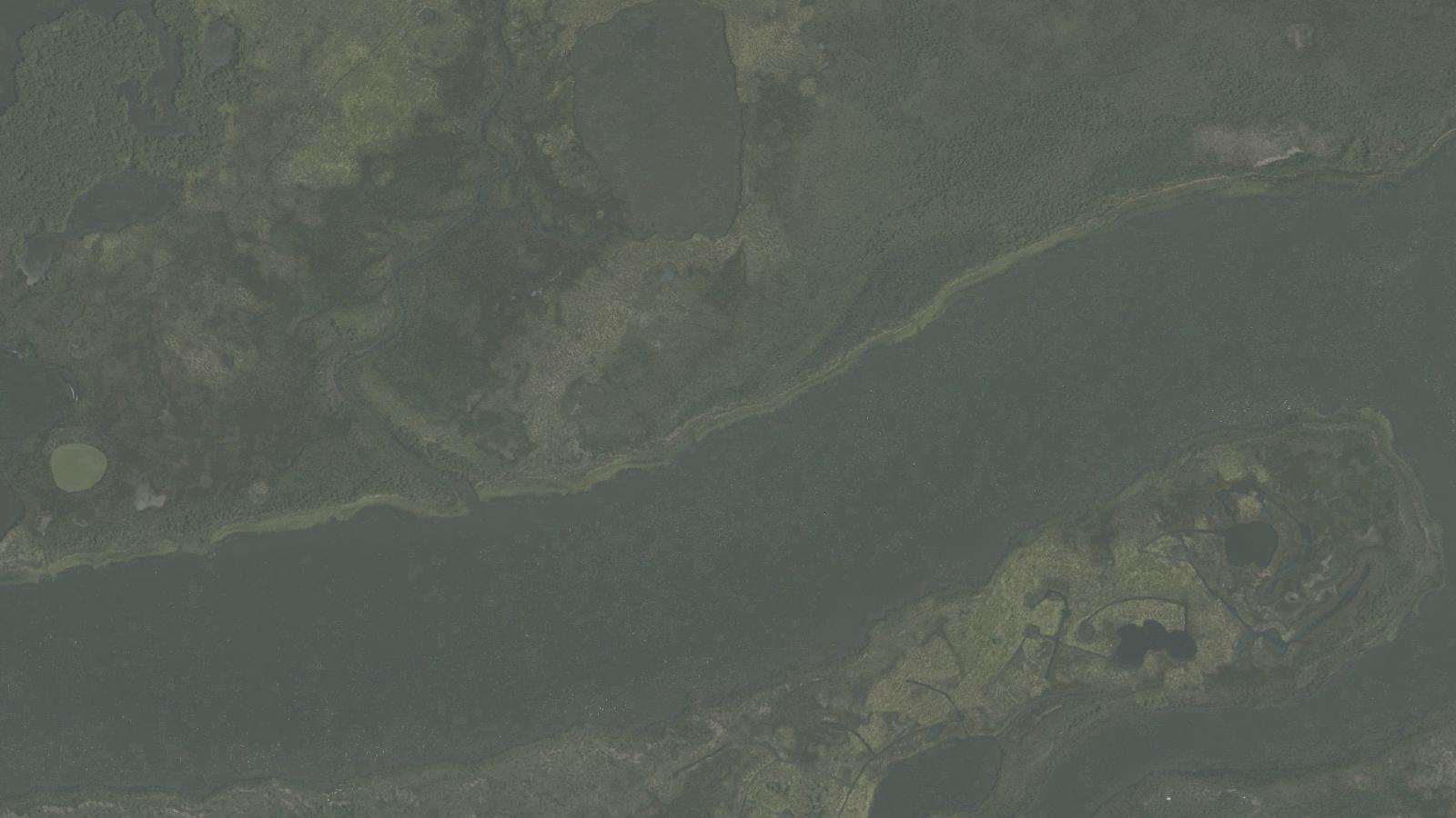 Aerial survey view of Leeds Point (Jersey Devil Birthplace)
