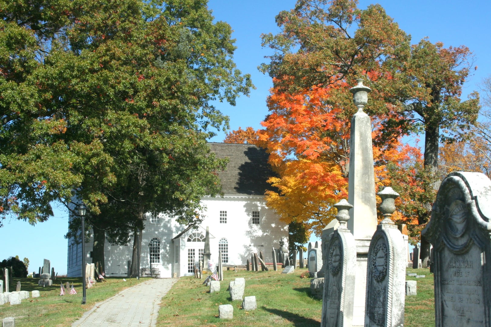 Old Tennent Presbyterian Church at the edge of the Monmouth Battlefield, Manalapan, NJ