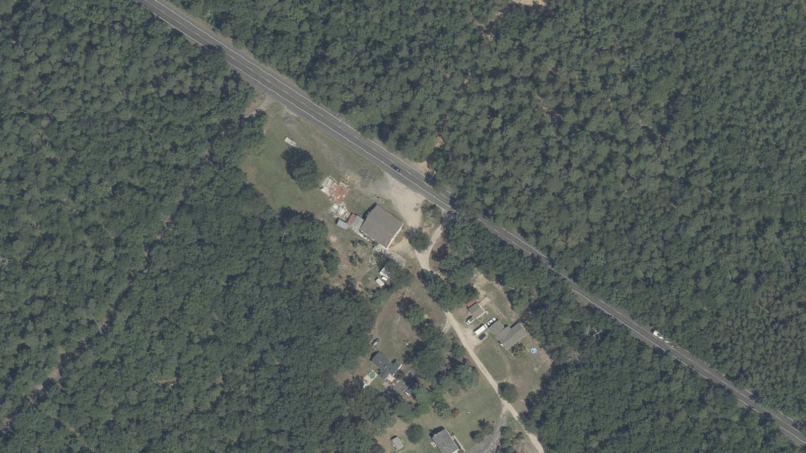 Aerial survey view of Ong's Hat Ghost Town