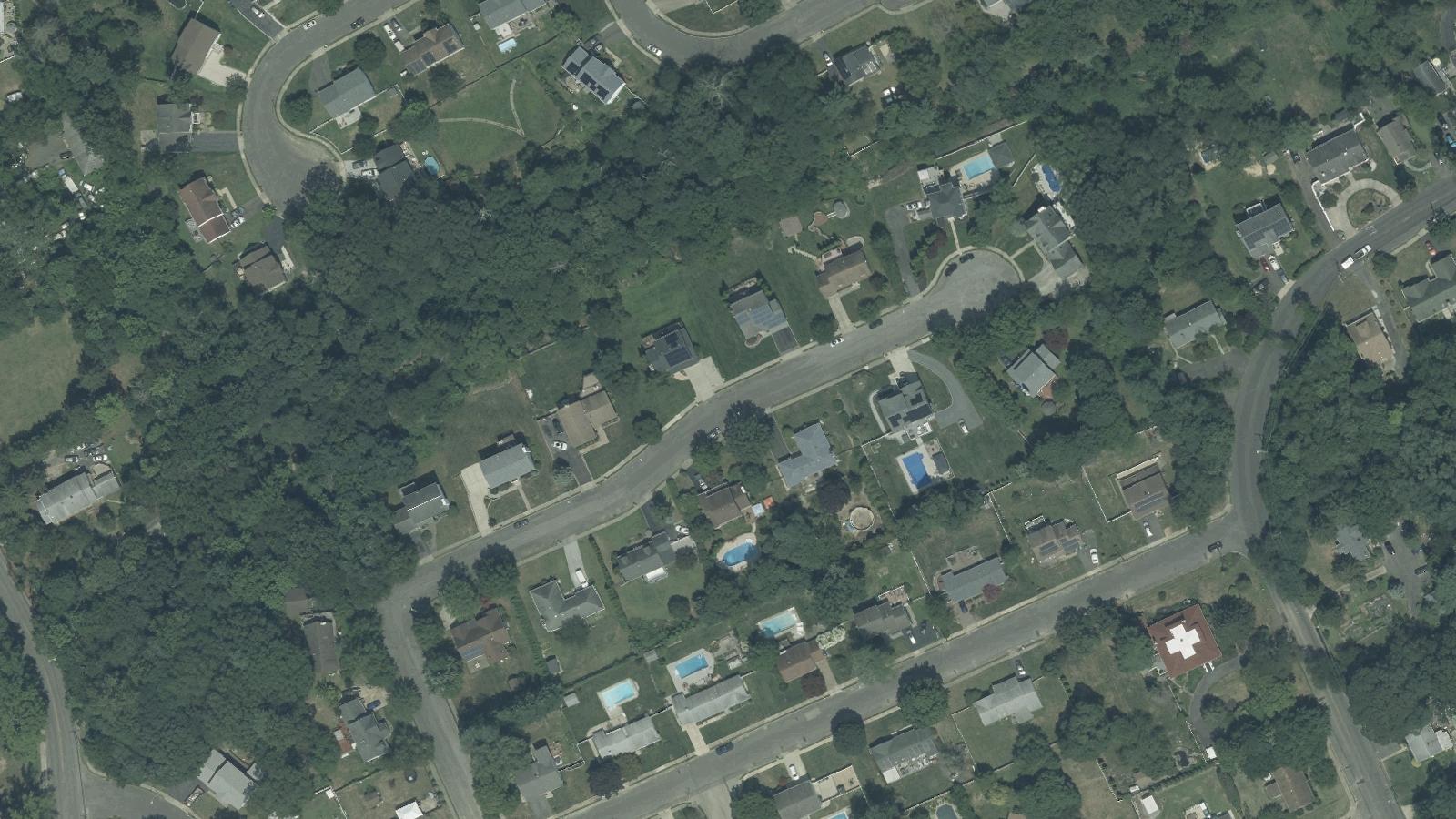 Aerial survey view of Shelly Drive