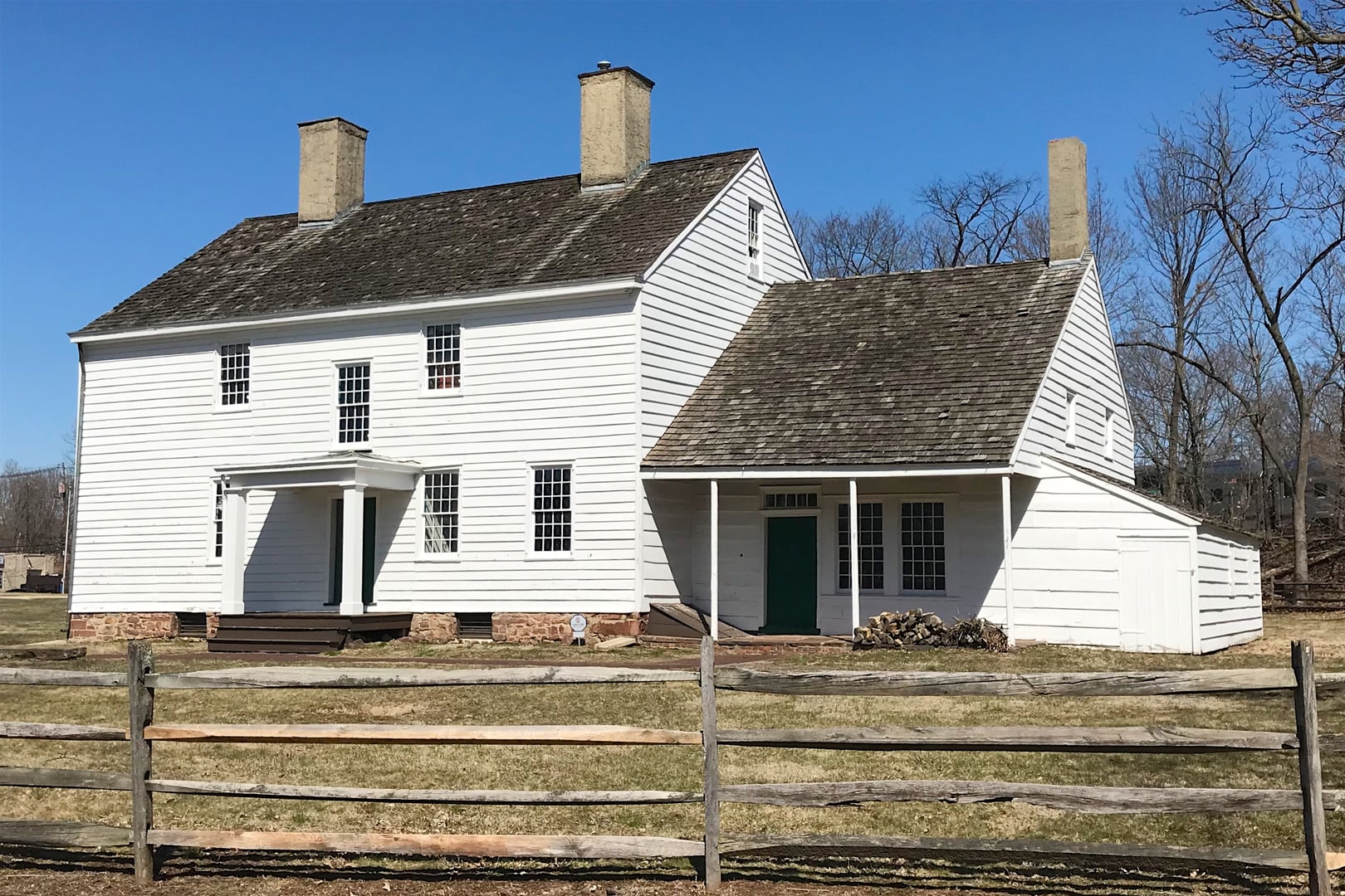 The 1776 Wallace House at 38 Washington Place in Somerville, New Jersey, Washington's 1778-79 headquarters