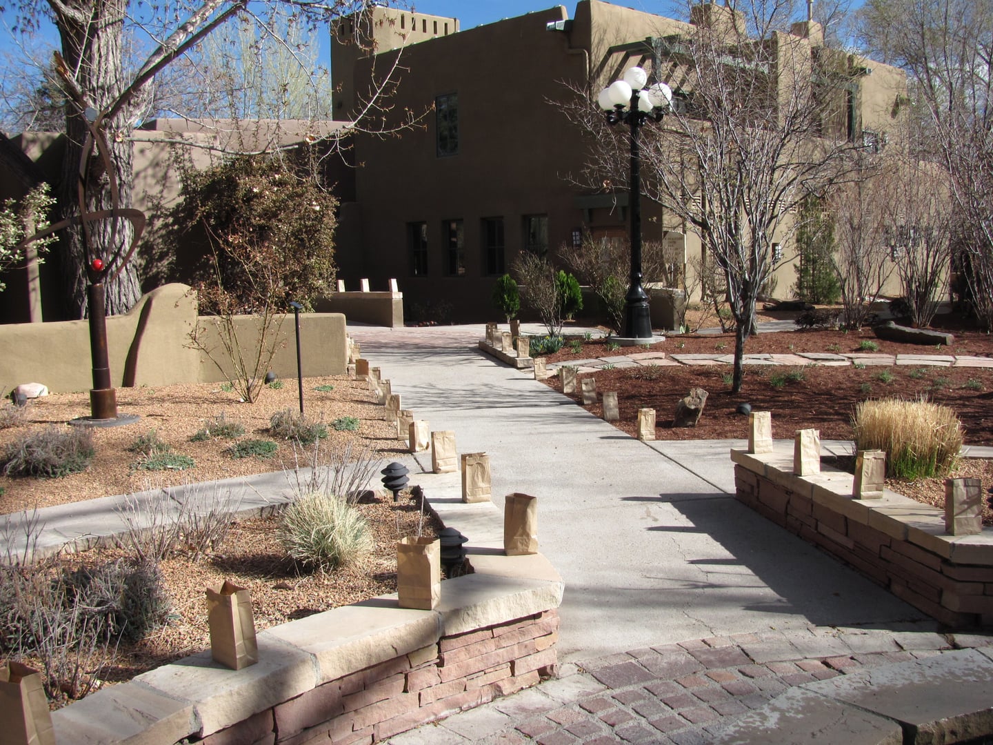 Historic Staab House mansion at La Posada de Santa Fe resort, Santa Fe, New Mexico