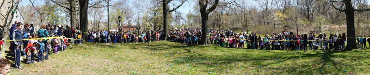 Easter Egg Hunt at Conference House in Staten Island 2012