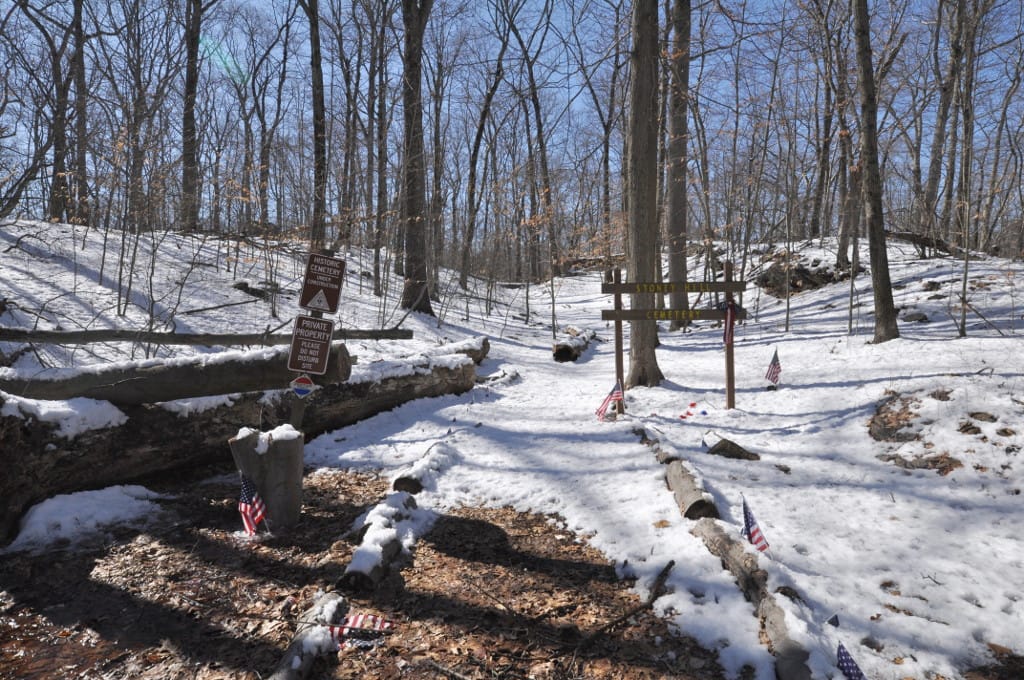 Stony Hill Cemetery, Buckout Road, Harrison, New York.  A 19th-century cemetery for African Americans.
