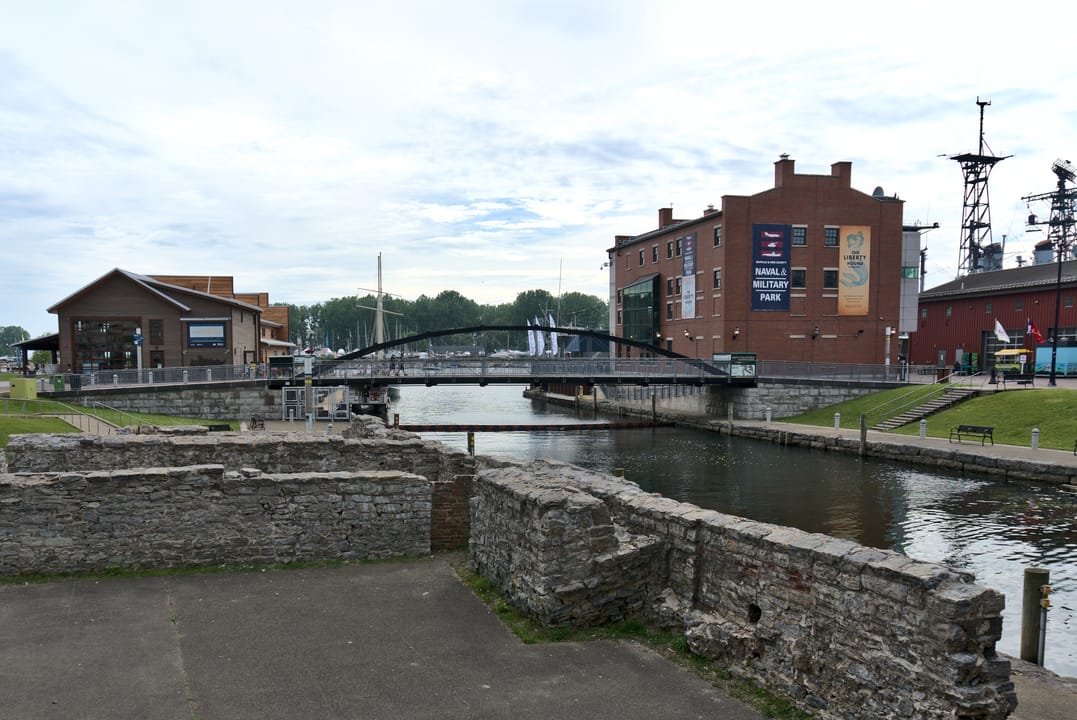 Buffalo and Erie County Naval Military Park museum ships including USS The Sullivans destroyer in Buffalo NY