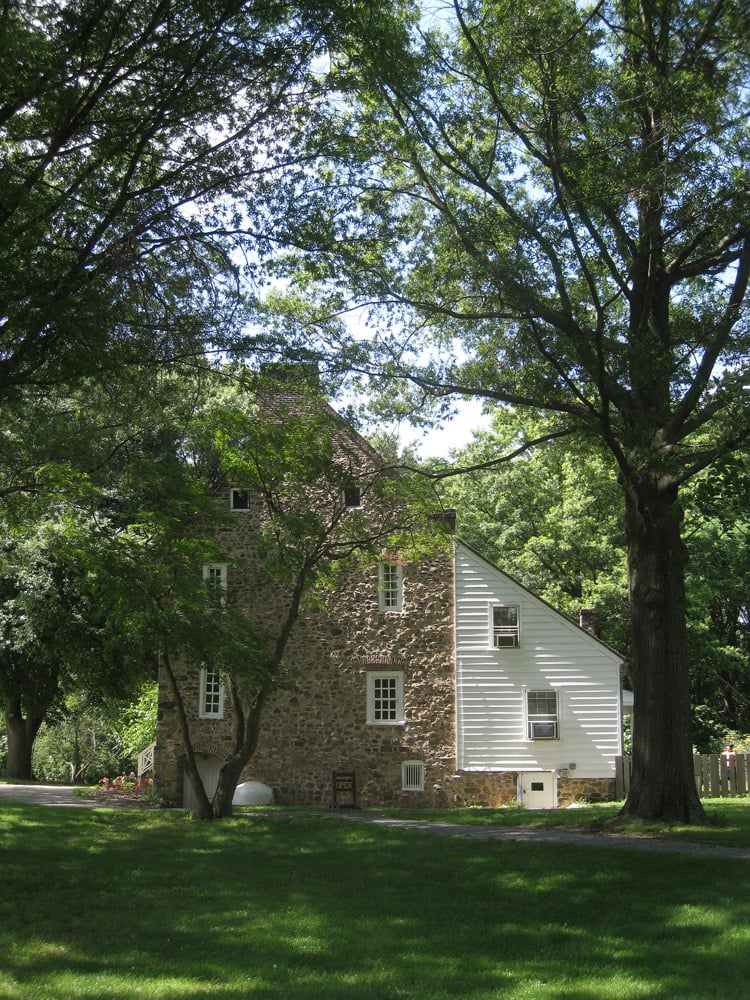 c.1680 fieldstone manor of the Conference House (Billopp House) at the southernmost tip of Staten Island.