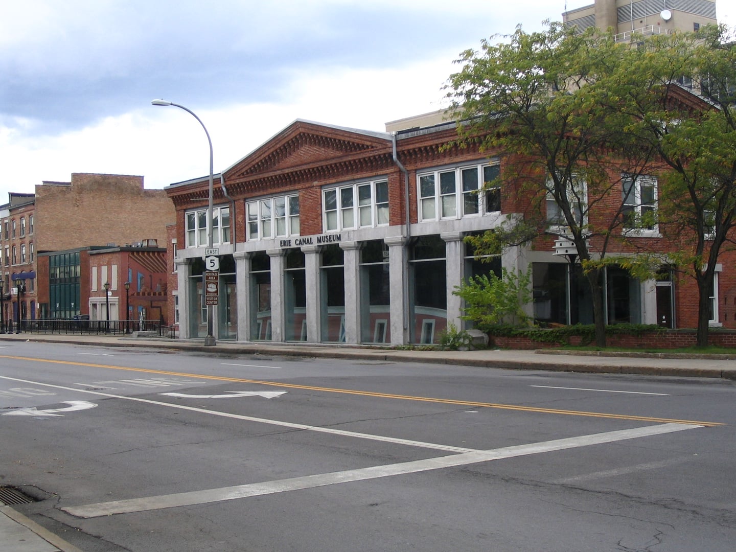 1850 Syracuse Weighlock Building, home of the Erie Canal Museum