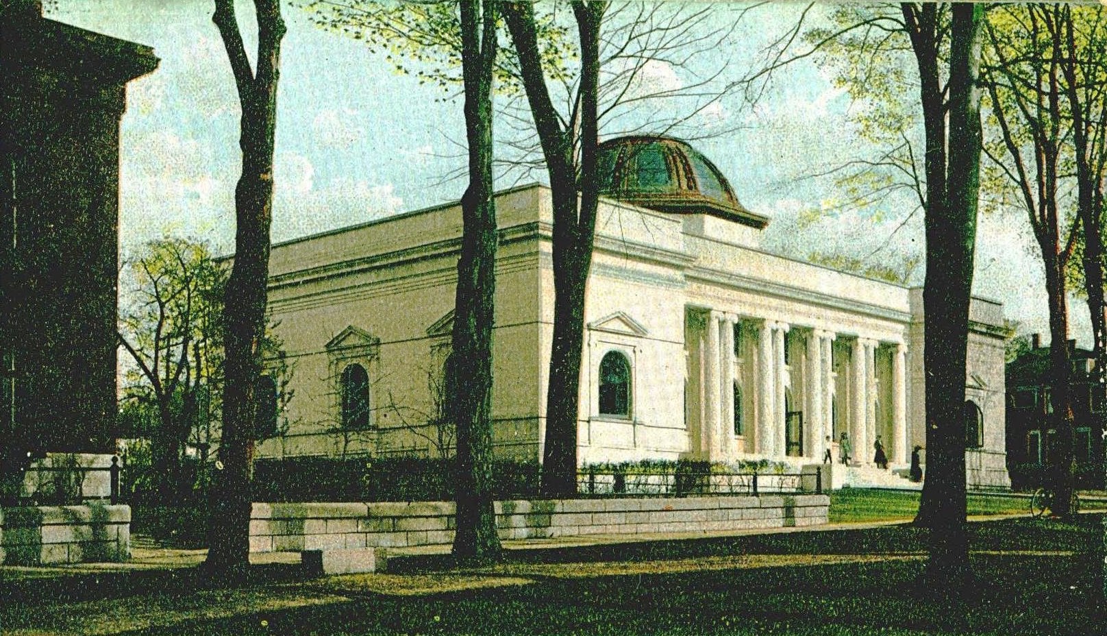 Exterior of the Roswell P. Flower Memorial Library in Watertown, New York