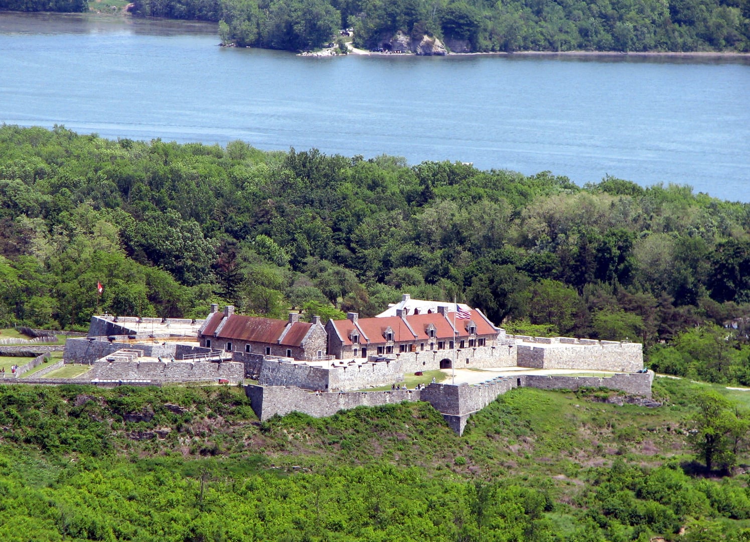 Fort Ticonderoga seen from Mount Defiance, Ticonderoga, New York