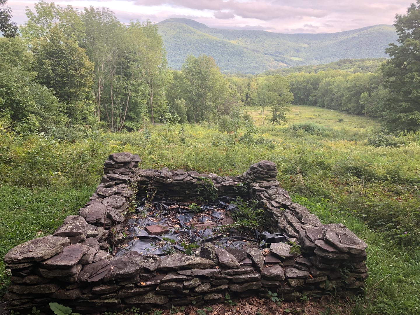 John Burroughs Gravesite- overlooking Ford Lot (named in honor of Henry Ford- his friend and traveling companion