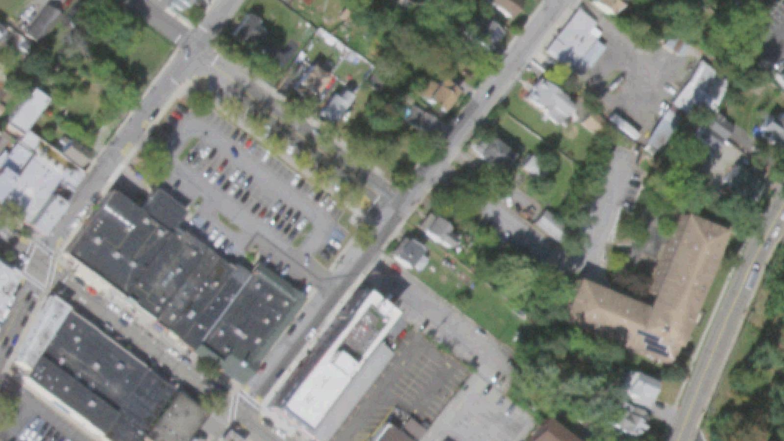 Aerial survey view of Matteawan State Hospital Cemetery