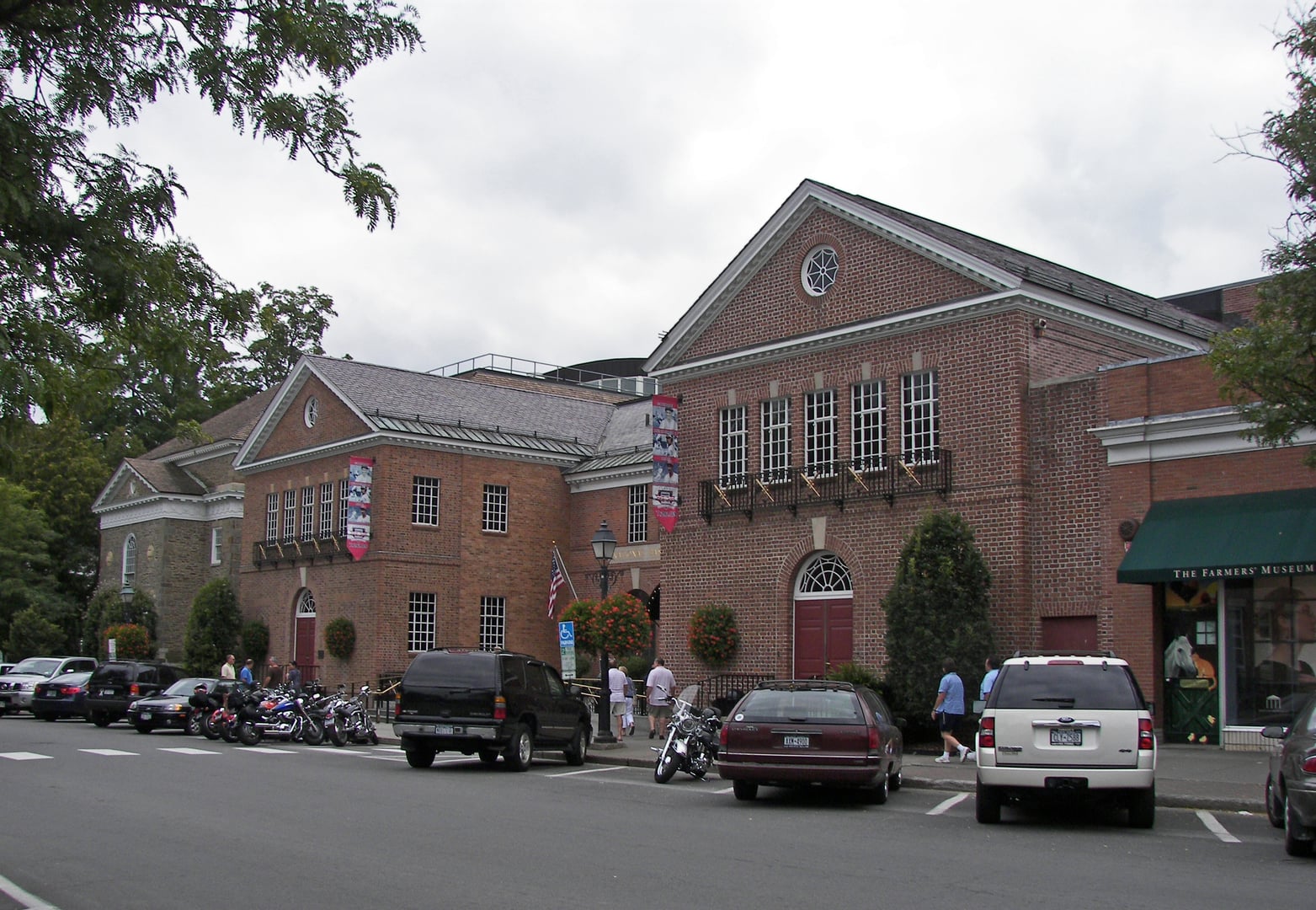 National Baseball Hall of Fame and Museum on Main Street in Cooperstown, New York
