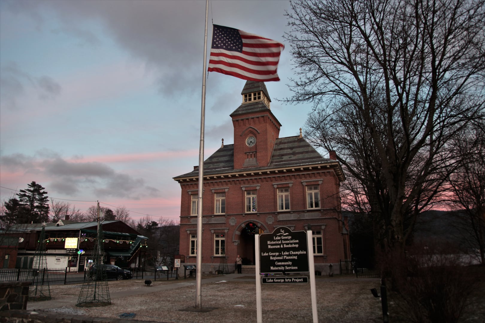Photo of Old Warren County Courthouse (Lake George Historical Association)