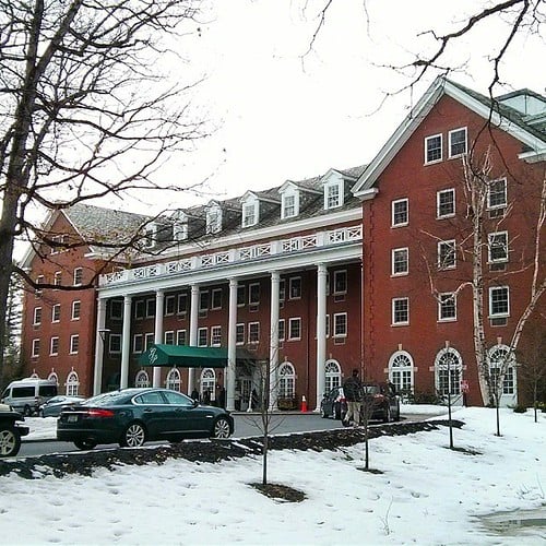 The Gideon Putnam — 1935 Georgian Revival resort hotel in Saratoga Spa State Park, NY