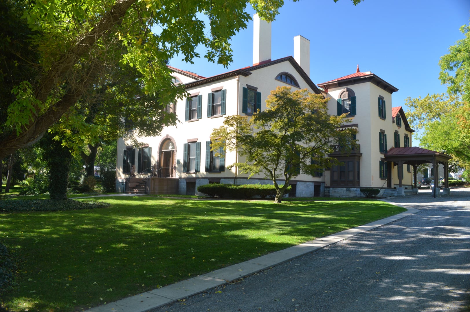 William H. Seward House Museum at 33 South Street, Auburn, New York — circa 1816 Federal-style home and National Historic Landmark