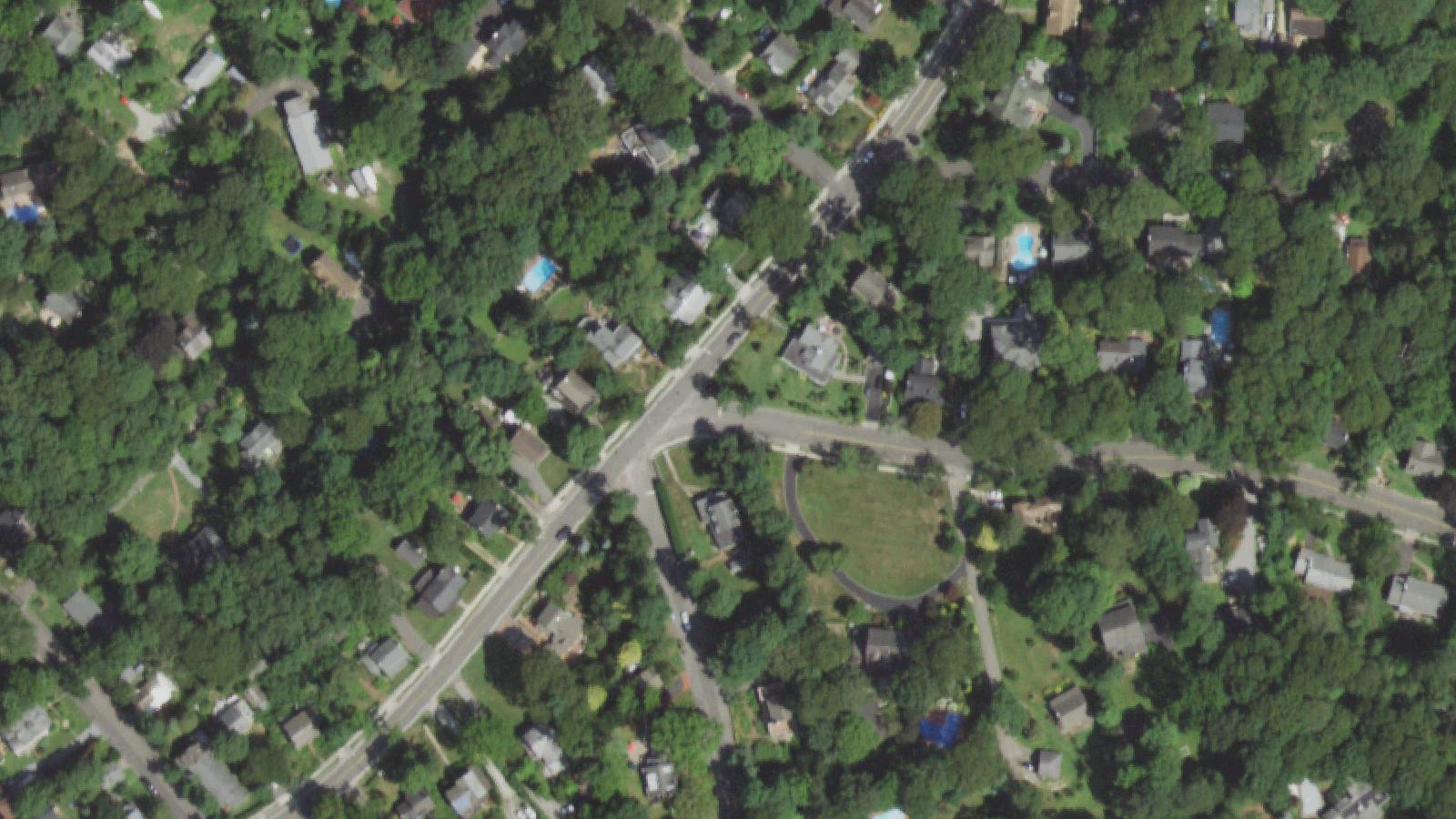 Aerial survey view of Mary's Grave (Long Island)