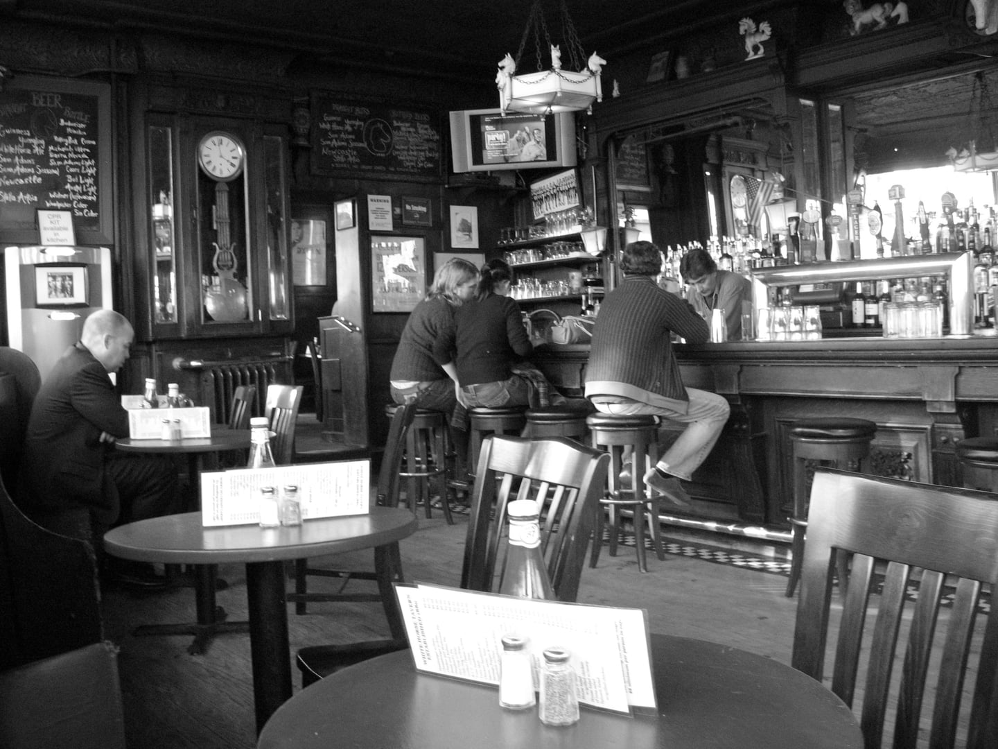 Exterior of the White Horse Tavern at 567 Hudson Street, West Village, Manhattan