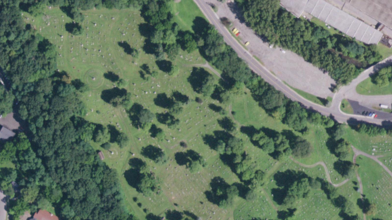 Aerial survey view of Widow Susan Road