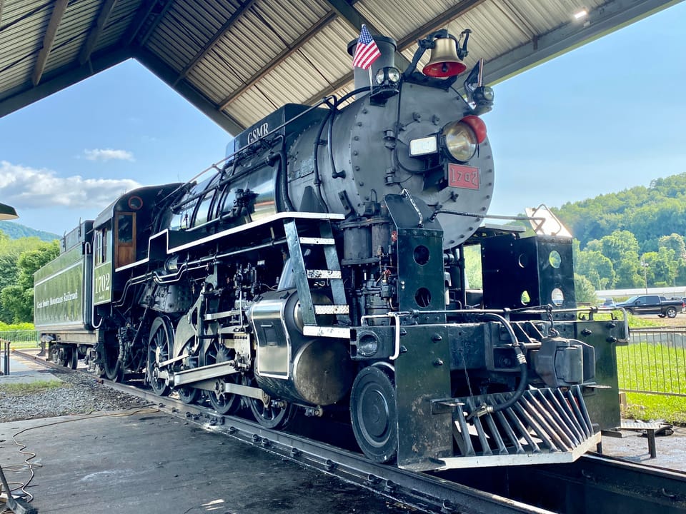 Great Smoky Mountains Railroad 1702 is an S160 class 2-8-0 "Consolidation" type steam locomotive built in September 1942 by the Baldwin Locomotive Works in Philadelphia, Pennsylvania, originally for the U.S. Army Transportation Corps during World War II. In late 1991, the No. 1702 locomotive was pur