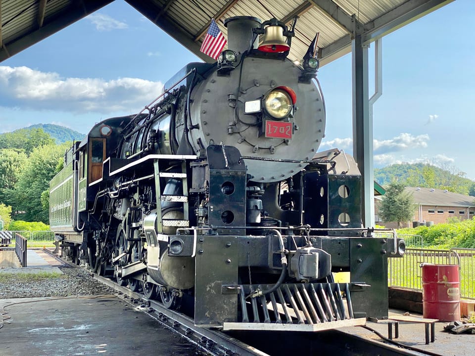 Great Smoky Mountains Railroad 1702 is an S160 class 2-8-0 "Consolidation" type steam locomotive built in September 1942 by the Baldwin Locomotive Works in Philadelphia, Pennsylvania, originally for the U.S. Army Transportation Corps during World War II. 
In late 1991, the No. 1702 locomotive was pu