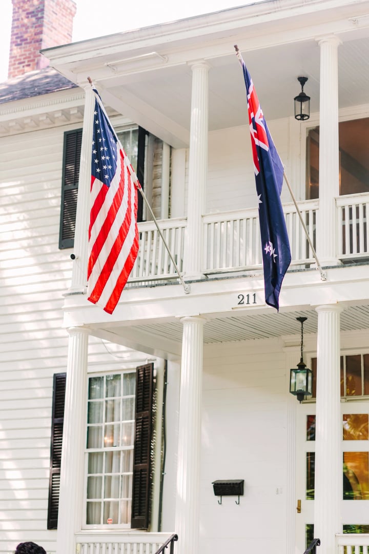 Haywood Hall, Raleigh — Federal-period two-story dwelling