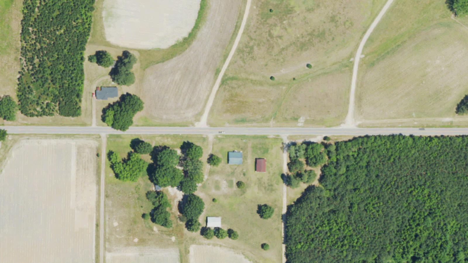 Aerial survey view of Morpheus Bridge
