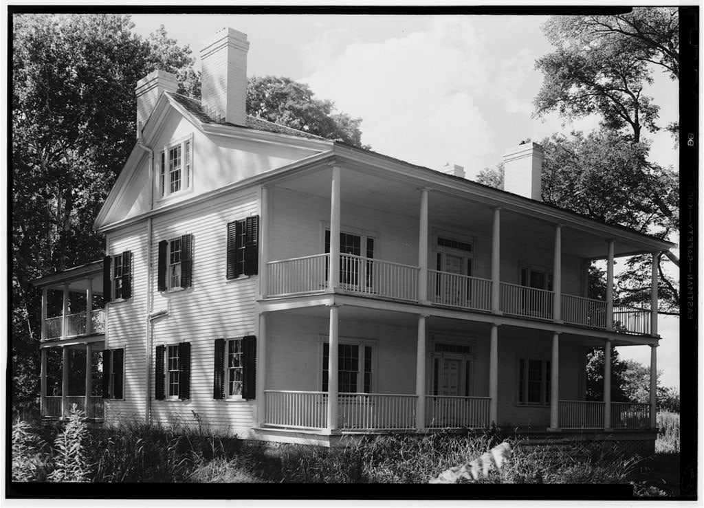 HABS NC-23 general view of Somerset Place at Lake Phelps in Pettigrew State Park, Creswell, North Carolina, photographed by Thomas T. Waterman in July 1940.